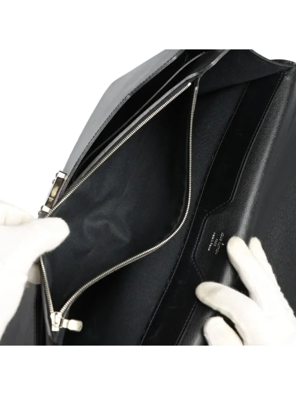Louis Vuitton Epi Document Purse Robusto Business Black